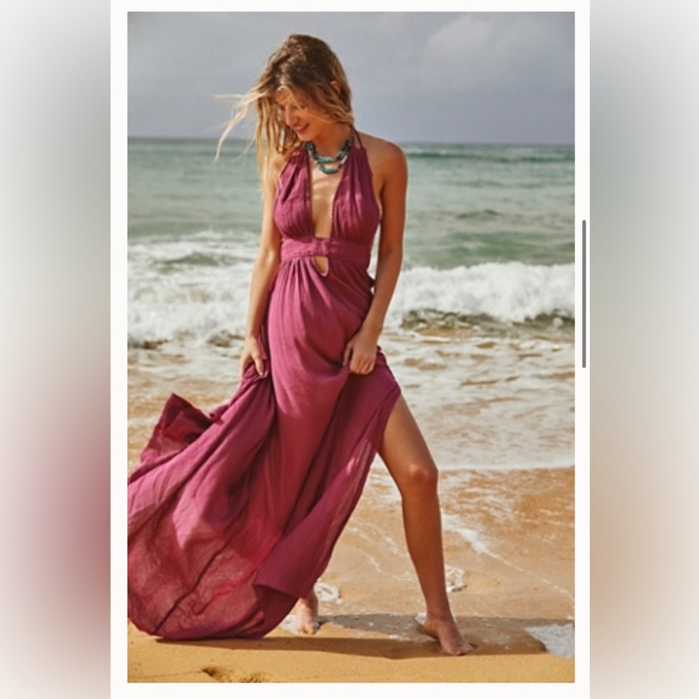 Free People ~ Look Into the Sun Maxi Dress XS